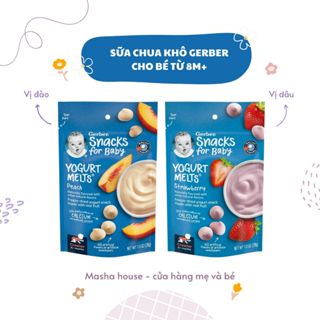 Sữa chua khô ăn dặm Gerber thơm ngon cho bé từ 8 tháng, gói 28G