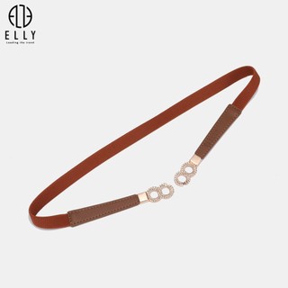 [Deal sang chảnh]  Dây lưng nữ cao cấp da thật ELLY – ED69