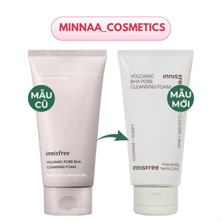 (Mẫu mới) Sữa rửa mặt tro núi lửa Innisfree Jeju Volcanic Pore Cleansing Foam 150ml