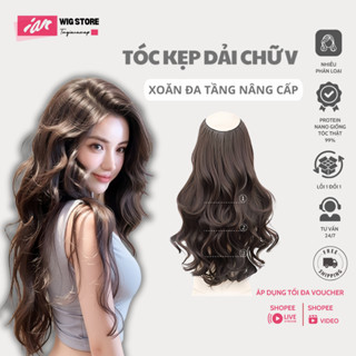  TÓC GIẢ KẸP SÓNG LƠI ĐA TẦNG – DÀI 50 và 60CM 