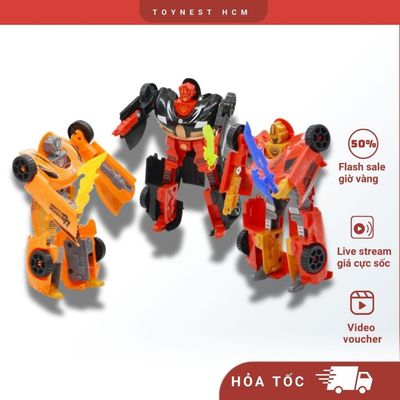 Đồ Chơi DUKA: Robot Biến Hình Siêu Xe - Biệt Đội Đỏ - DK81398