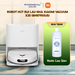 Robot hút bụi lau nhà Xiaomi Vacuum X20 /X20+ - Hút + Lau Thông Minh, Tự Động,  Bản Đồ Chính Xác - Bảo hành 12 tháng