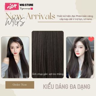 Tóc dải U kẹp phồng thẳng,tóc giả kẹp