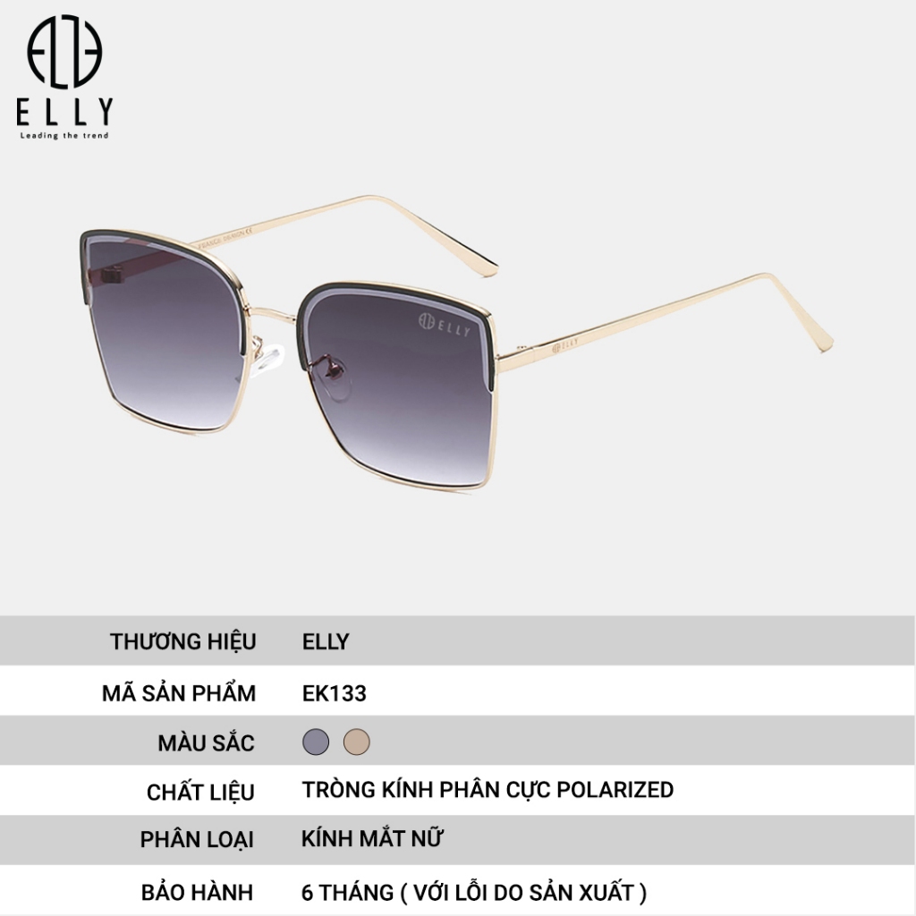 [Deal sang chảnh]  Kính mắt nữ thời trang cao cấp ELLY – EK133 | BigBuy360 - bigbuy360.vn