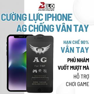  Kính cường lực iphone cường lực nhám AG dành cho ip 6 6s 6splus 7 8 7plus 8plus x xs xsmax 11 12 13 14 pro promax –Belo 