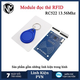 Module đọc thẻ RFID RC522 tần số 13.56Mhz