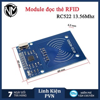 Module đọc thẻ RFID RC522 tần số 13.56Mhz