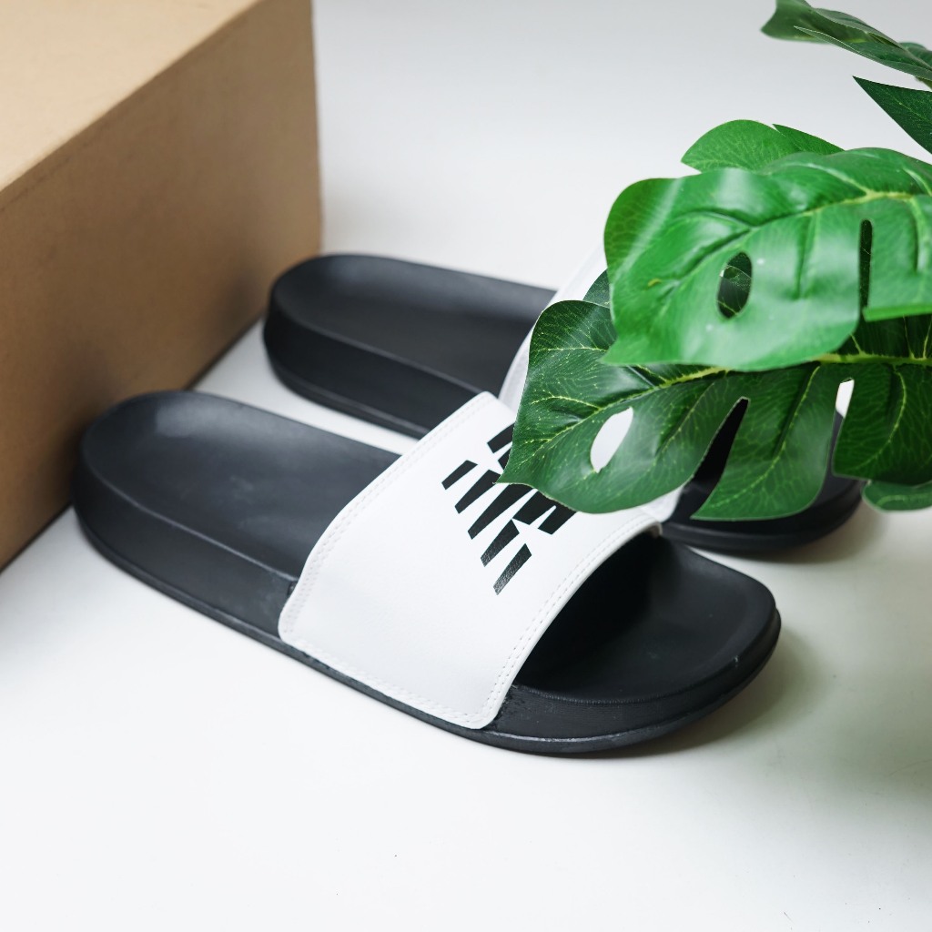 Dép quai ngang nam nữ in chữ N|B nhiều màu