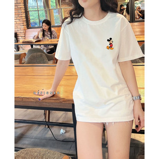 Áo thun đẹp MICKEY CT2 basic mặc đôi, mặc nhóm chất lượng co giãn 4 chiều