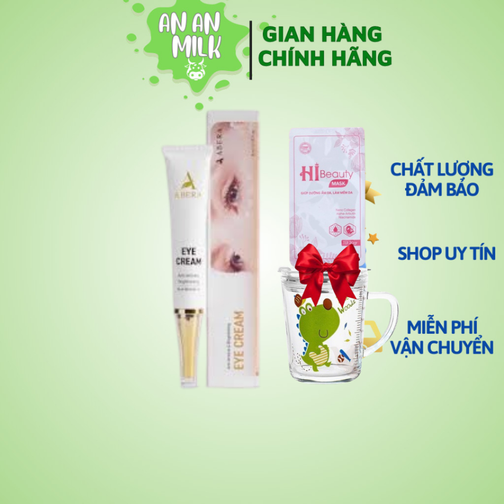 Kem Dưỡng Da Mắt Abera 15ml - Làm Mờ Thâm Mắt, , Nếp Nhăn Mắt, Vết Chân Chim, Dưỡng Da Sáng Mịn