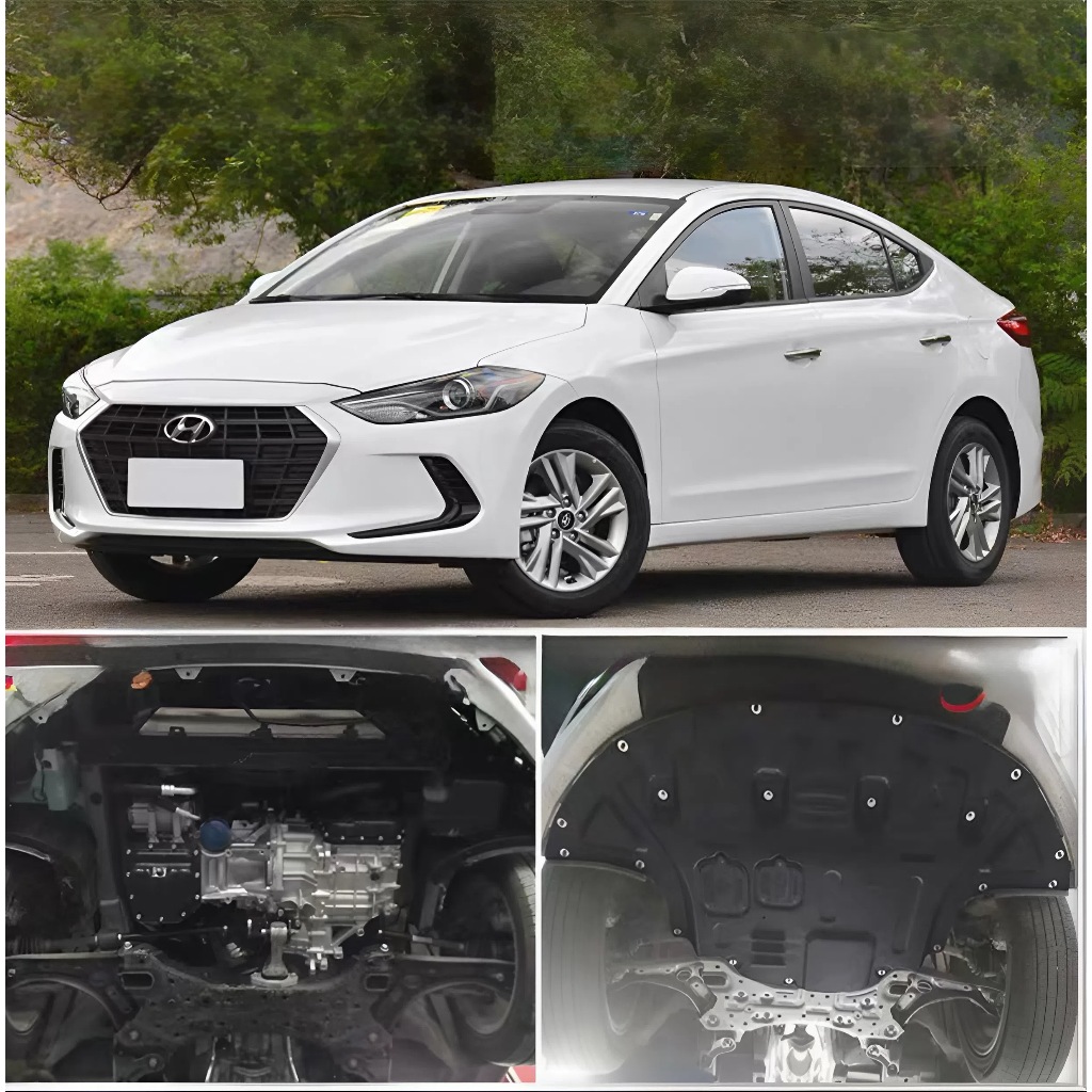 { Nhựa Dày 5MM } Chắn Bùn Gầm Hyundai Elantra Đời 2016 - 2022 Lắp Chuẩn Zin