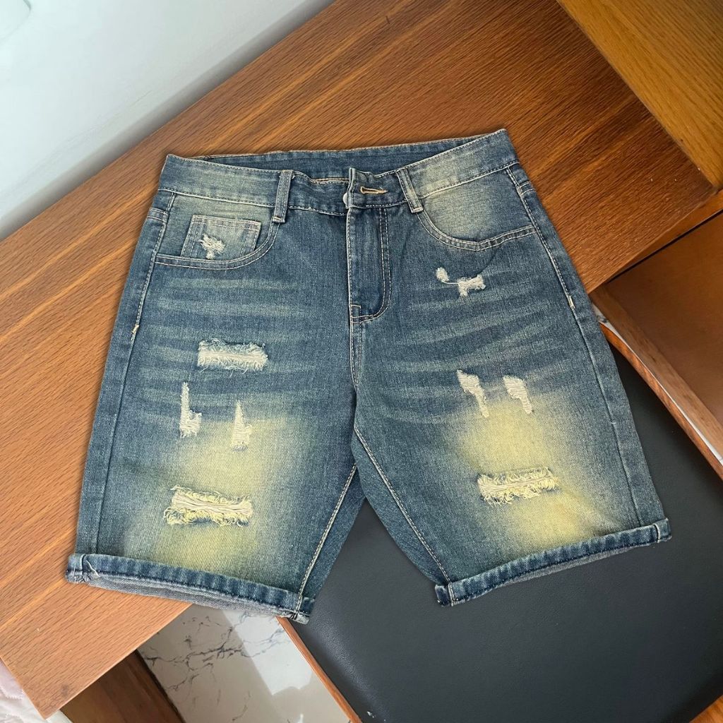 Quần Short Jean Nam chất bò cotton,quần lửng jean Quần rin nam ngắn apmen NHIỀU MẪU ĐẸP QS6J274 mẫu 