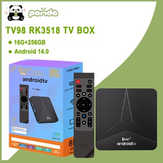 Android TV Box TV98 RK3518 2025 Khiển Giọng Nói Tiếng Việt 300 Kênh + Youtube Miễn Phí Trọn Đời