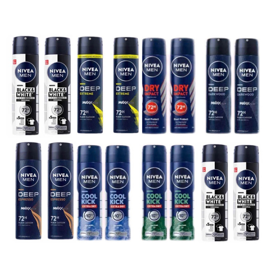 COMBO 2 CHAI XỊT KHỬ MÙI TOÀN THÂN NIVEA 150ML-CHÍNH HÃNG