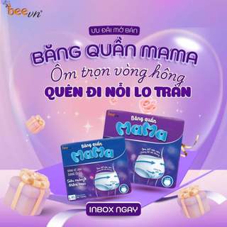 (Che tên) Băng Vệ Sinh Quần MAMA Băng Vệ Sinh Dạng quần siêu mỏng, mềm mịn, chống tràn 360 đủ size M,L,XL
