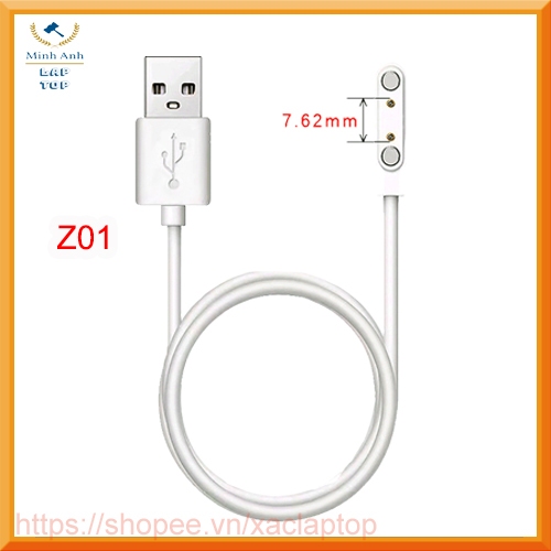 Dây Cáp Sạc đồng hồ thông minh trẻ em Z01 chuẩn theo máy