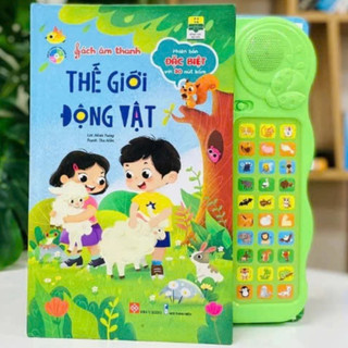 Sách Âm Thanh - Thế Giới Động Vật - Phiên Bản Đặc Biệt Với 30 Nút Nhấn