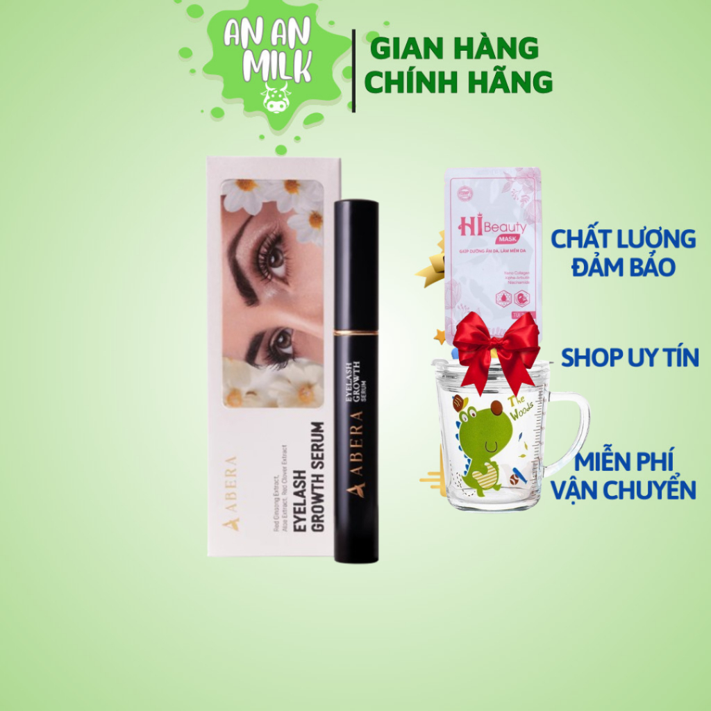 Serum Dưỡng Mi ABERA 5ml - Dưỡng Mi Dài Và Dày, Cải Thiện Tình Trạng Mi Thưa, Dễ Gãy Rụng