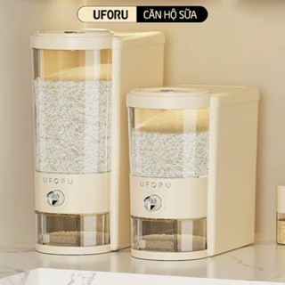 Thùng Gạo Thông Minh UFORU Bản Mới 2025 Chất Liệu Nhựa Cao Cấp Dung Tích 5kg, 10kg Chống Ẩm Mốc - UFM719