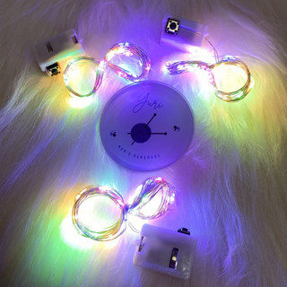  Dây Đèn Led Trang Trí Đom Đóm Đèn Fairy Light Decor Cây Thông Noel Giáng Sinh Lễ Tết Dùng Pin Dài 2m 