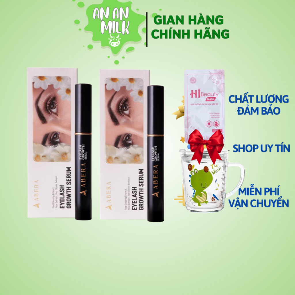 [COMBO 2 HỘP] SERUM DƯỠNG MI ABERA 5ml - Dưỡng Mi Dài Và Dày, Cải Thiện Tình Trạng Mi Thưa, Dễ Gãy R