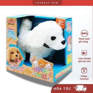  Thú Cưng Cho Bé - Đồ Chơi DUKA Chó Bông Biết Chạy - Sủa - Vẫy đuôi - Đi lại - Lắc lư đầu - DK81319  3 Màu Ngẫu Nhiên  