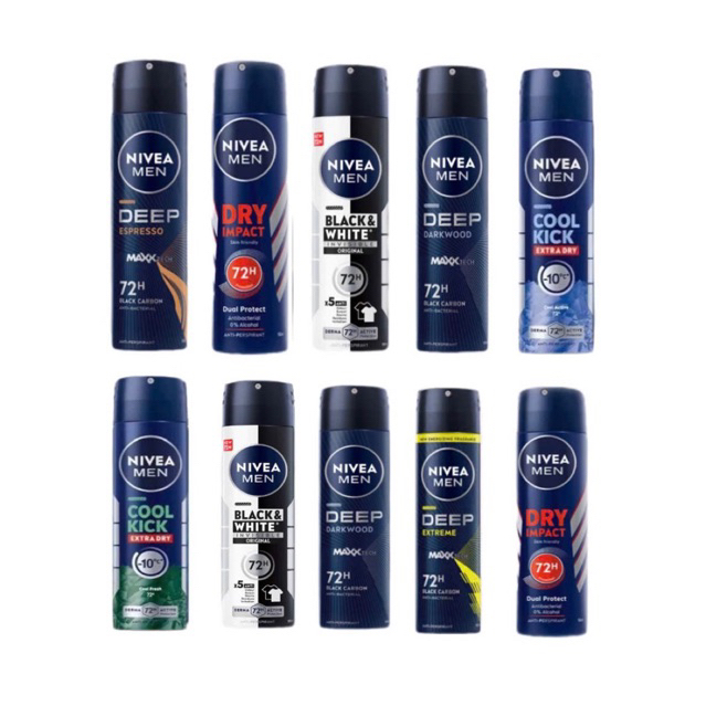 XỊT KHỬ MÙI TOÀN THÂN NIVEA THÁI LAN 150ml