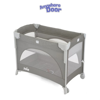 Giường cũi trẻ em Joie Kubbie Sleep Foggy Gray cho bé từ sơ sinh đến 15kg