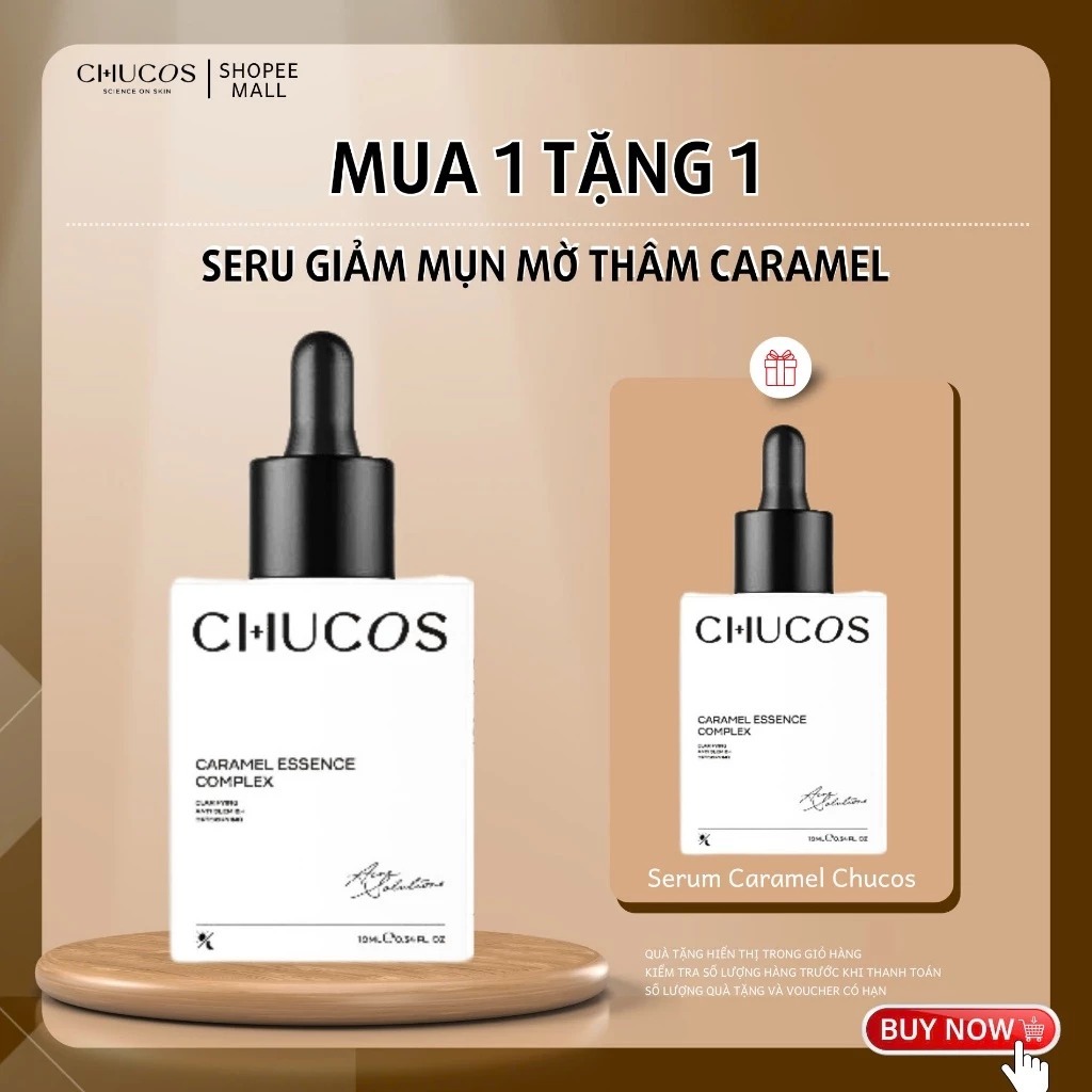 Serum Giảm Mụn Chucos Caramel Essence Complex 10ml