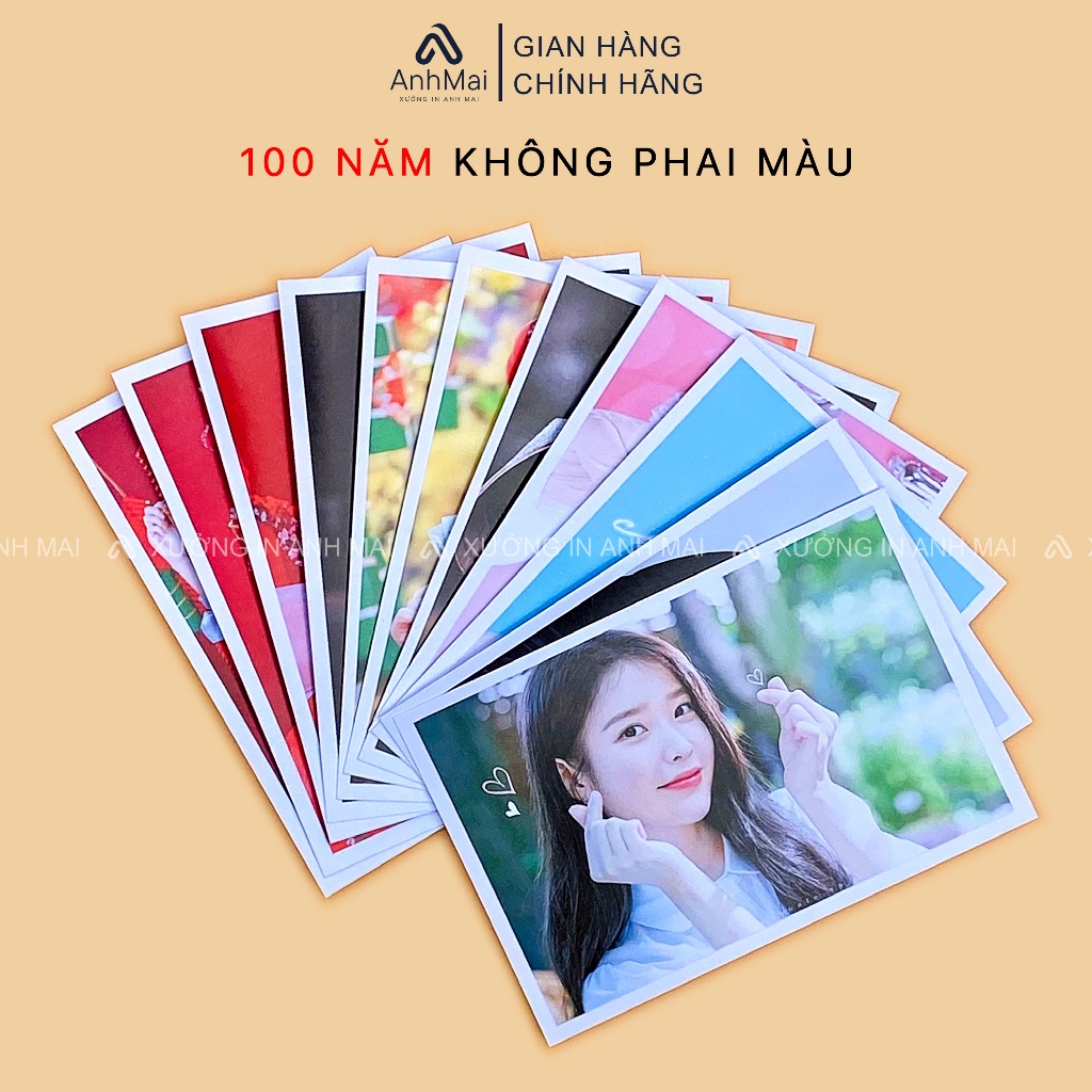 In ảnh 6x9 1k/tấm ép plastic tràn viền bo góc hoặc ép lụa