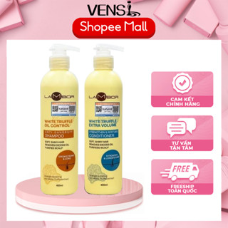  Dầu Gội Xả LAMBOR Giảm Gàu Giảm Rụng Chống Lão Hóa Tóc Siêu Mềm Mượt 