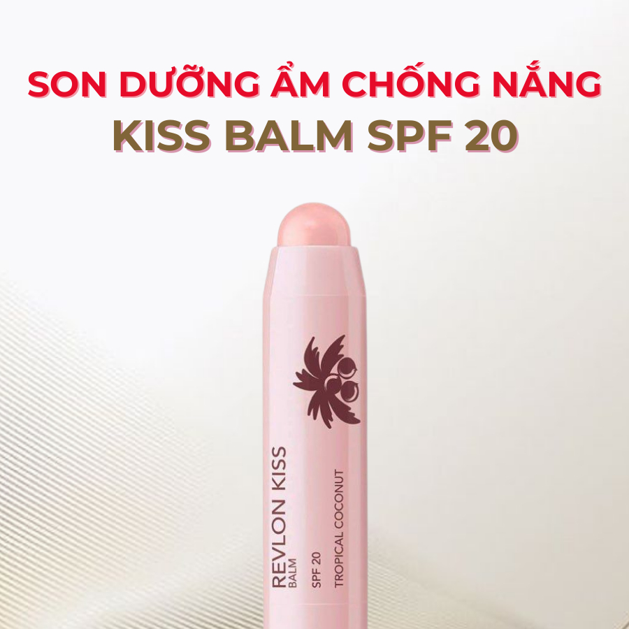 Son Dưỡng Môi Chống Nắng Có Màu Và Không Màu Revlon Kiss Balm 2.6g | BigBuy360 - bigbuy360.vn