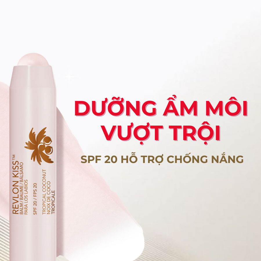Son Dưỡng Môi Chống Nắng Có Màu Và Không Màu Revlon Kiss Balm 2.6g | BigBuy360 - bigbuy360.vn