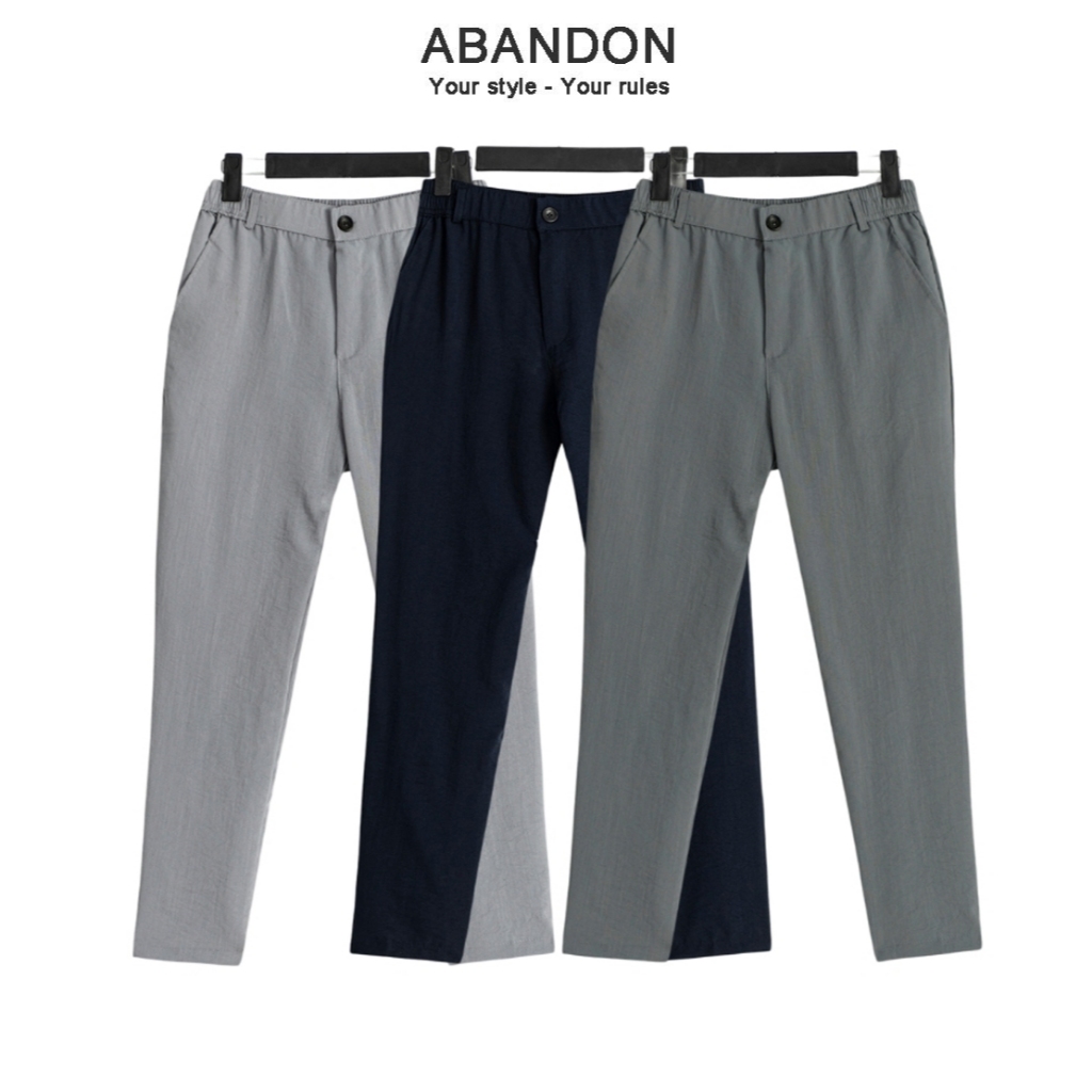 Quần Đũi Nam Dài Ống Suông Dáng Âu Hàng Đẹp ABANDON D1