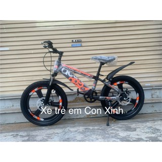  Xe đạp thể thao vành đúc có giảm sóc và phanh đĩa cho học sinh size 18 20 22 inch từ 6 đến 15 tuổi đi 