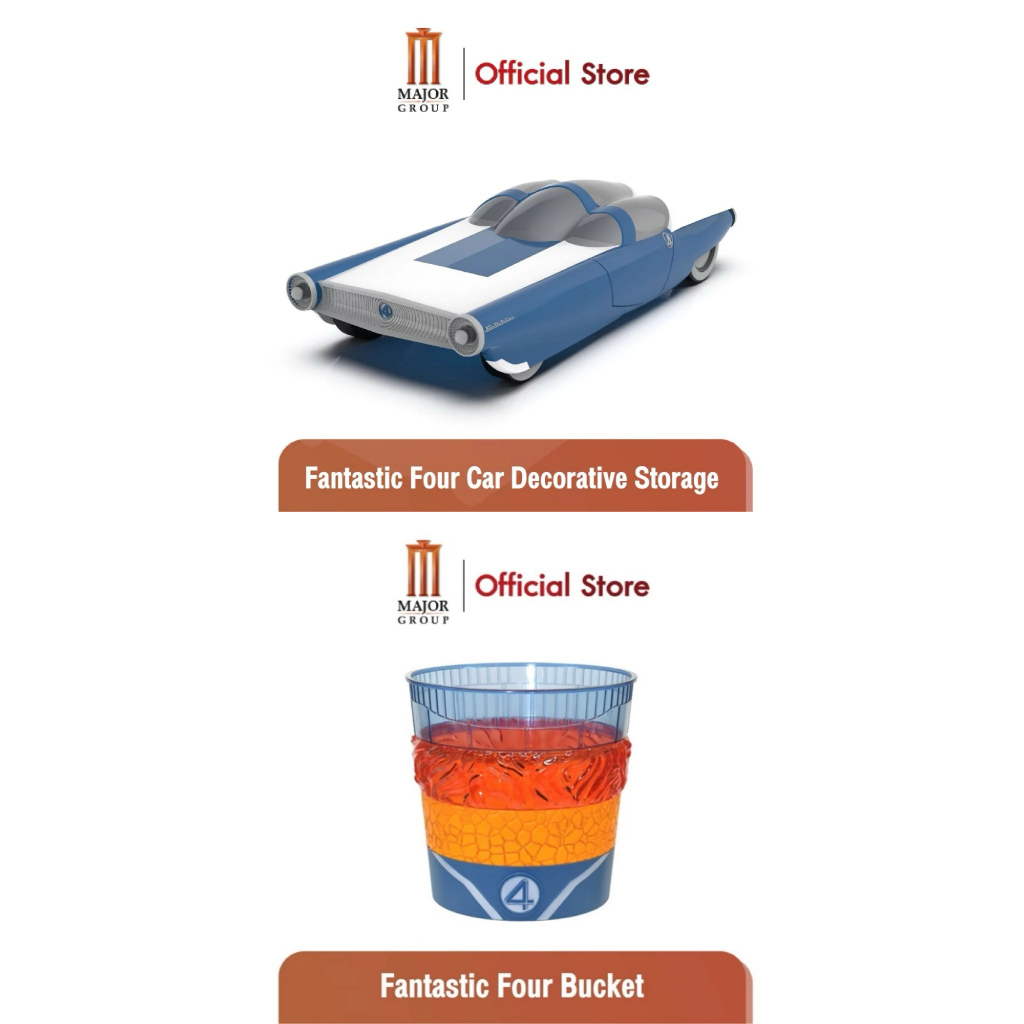 (HÀNG ORDER) HỘP ĐỰNG BẮP, POPCORN BUCKET FANTASTIC FOUR CAR