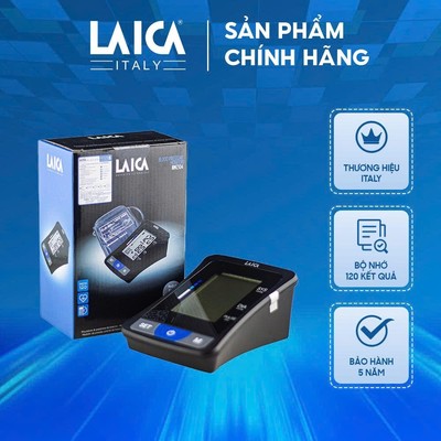 Máy đo huyết áp bắp tay LAICA BM2304, đo tự động, bộ nhớ lưu 120 kết quả