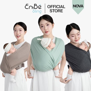  MỚI-CAO CẤP  Địu Vải Em Bé Sling Nova Nova Plus Dễ Địu Êm Vai An Toàn Cho Bé Sơ Sinh 0 - 24 Tháng 