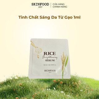  SAMPLE Tinh Chất Sáng Da Gạo SKINFOOD RICE Brightening SERUM - 1ml 