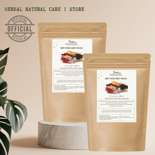 Bột thuốc bắc thảo mộc nhan Thenaturfarm [ 500GR / 1KG ] Hỗ trợ dưỡng trắng, mờ thâm, giảm mụn