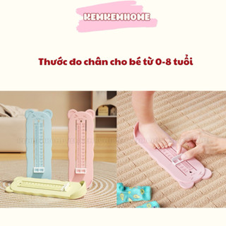 Dụng cụ đo chân cho bé từ 0 - 8 tuổi, đo chiều dài bàn chân cho trẻ em
