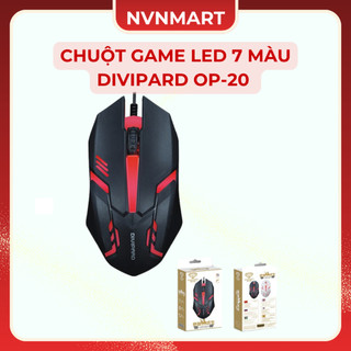 Chuột game led 7 màu op-20 dành cho máy tính