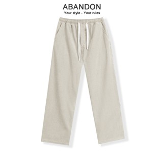 Quần Nhung Tăm Nam Baggy Dày Dặn Mềm Mại Co Giãn Dáng Suông Thời Trang Hàn Quốc ABANDON D6