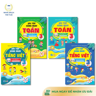  Sách - Bài Tập Hằng Ngày Toán Và Tiếng Việt Lớp 3 - Cánh Diều 