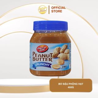 Bơ Đậu Phộng Còn Hạt Crunchy 400g | Giòn Béo Tự Nhiên, Giàu Protein – Không Chất Bảo Quản