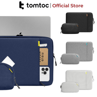 Túi chống sốc (kèm túi phụ kiện) Tomtoc Protective 360 cho Macbook/Laptop 13/13,6/14/15/16 inch -A13