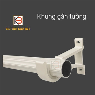 Khung Treo Rèm 2 lớp - Khung treo rèm, thanh rèm size lớn phi 3,2cm