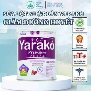  Sữa Tiểu Đường YARAKO GLU ISOMALT - Giảm Đường Huyết Duy Trì Đường Ổn Định Và Đái Tháo Đường 