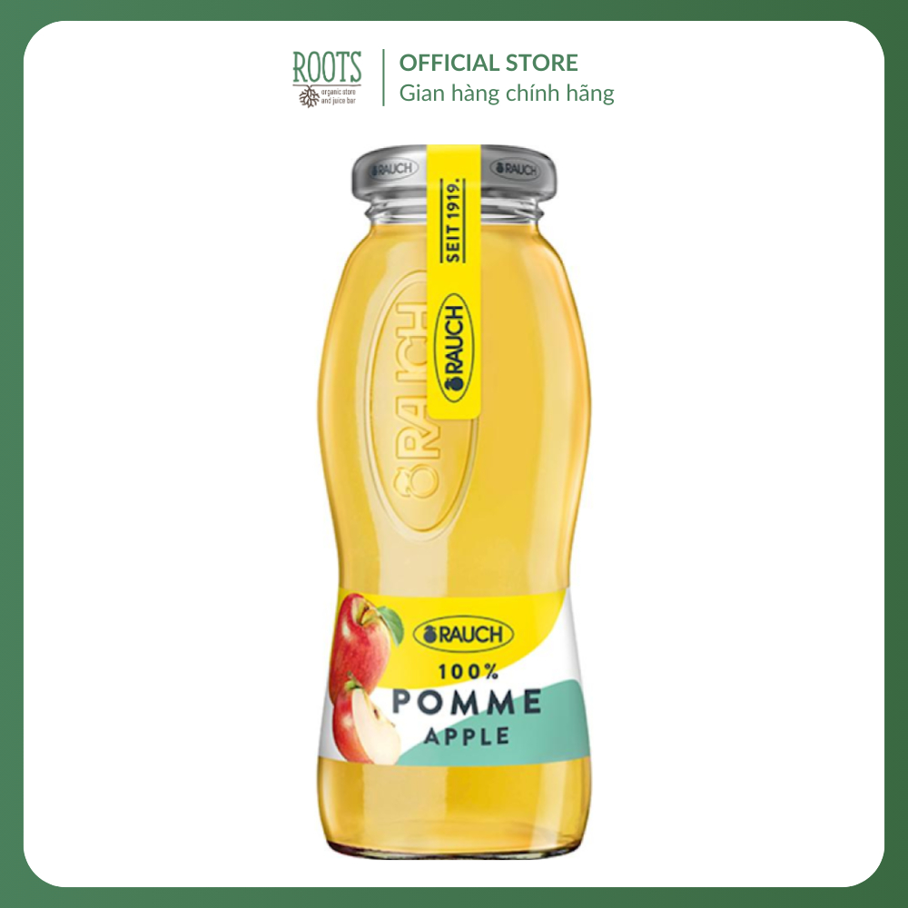(Ship hỏa tốc) RAUCH - Nước Ép Táo, Apple Juice, Glass Bottle (200ml)