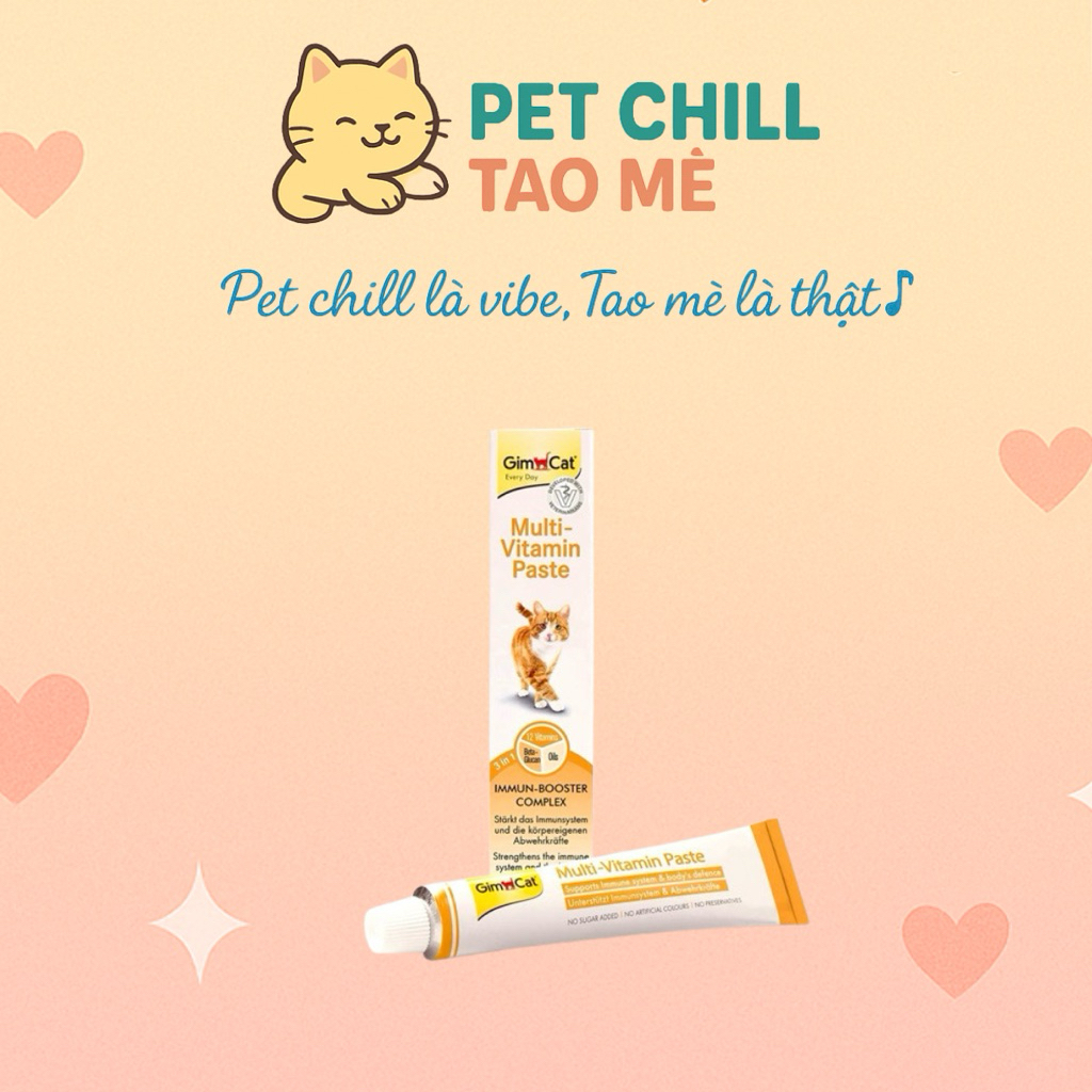 Gel dinh dưỡng cho mèo Gimcat tăng cường miễn dịch phát triển toàn diện cho mèo GG01 (50g)